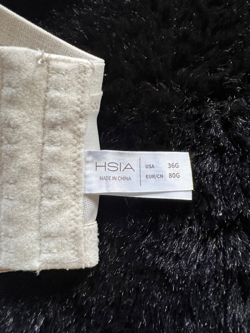 Lace Underwire Bra in Cream with Adjustable Straps - Picture 5 of 5